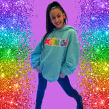 XOMG POP! Rainbow Logo Hoodie