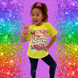 XOMG POP! "CANDY HEARTS" Neon t-shirt