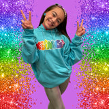 XOMG POP! Rainbow Logo Hoodie