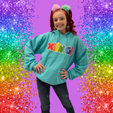 XOMG POP! Rainbow Logo Hoodie